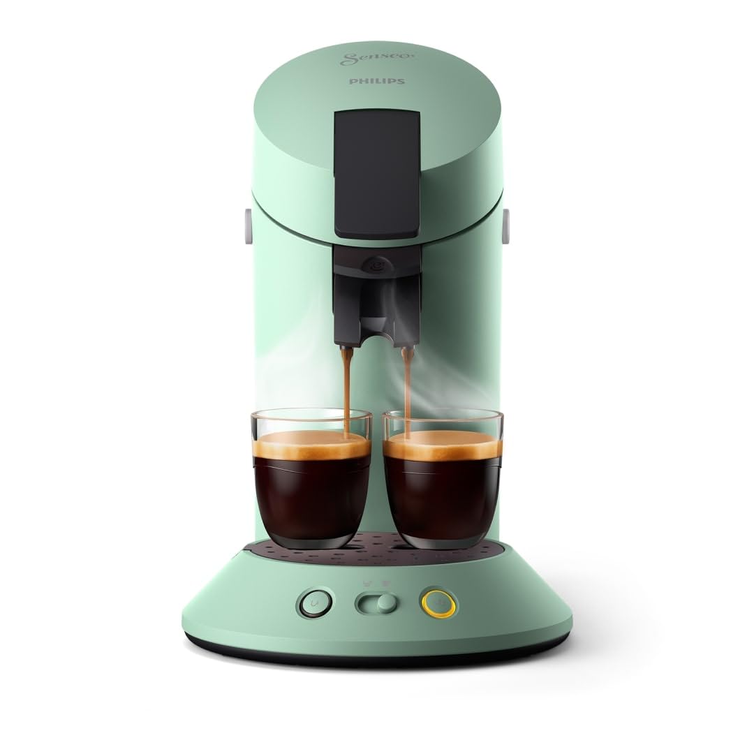 Grandivo Senseo Original Plus Machine à café à dosettes, Vert Désert, CSA210/80