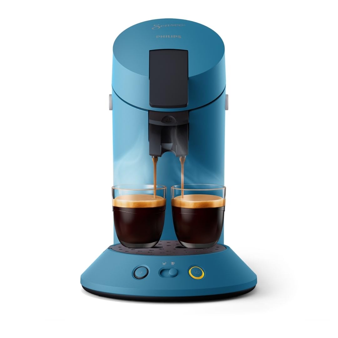 Grandivo Senseo Original Plus Machine à café à dosettes, Bleu Paon CSA210/00